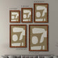 Size comparison chart for a set of two maple barnwood framed canvas prints.