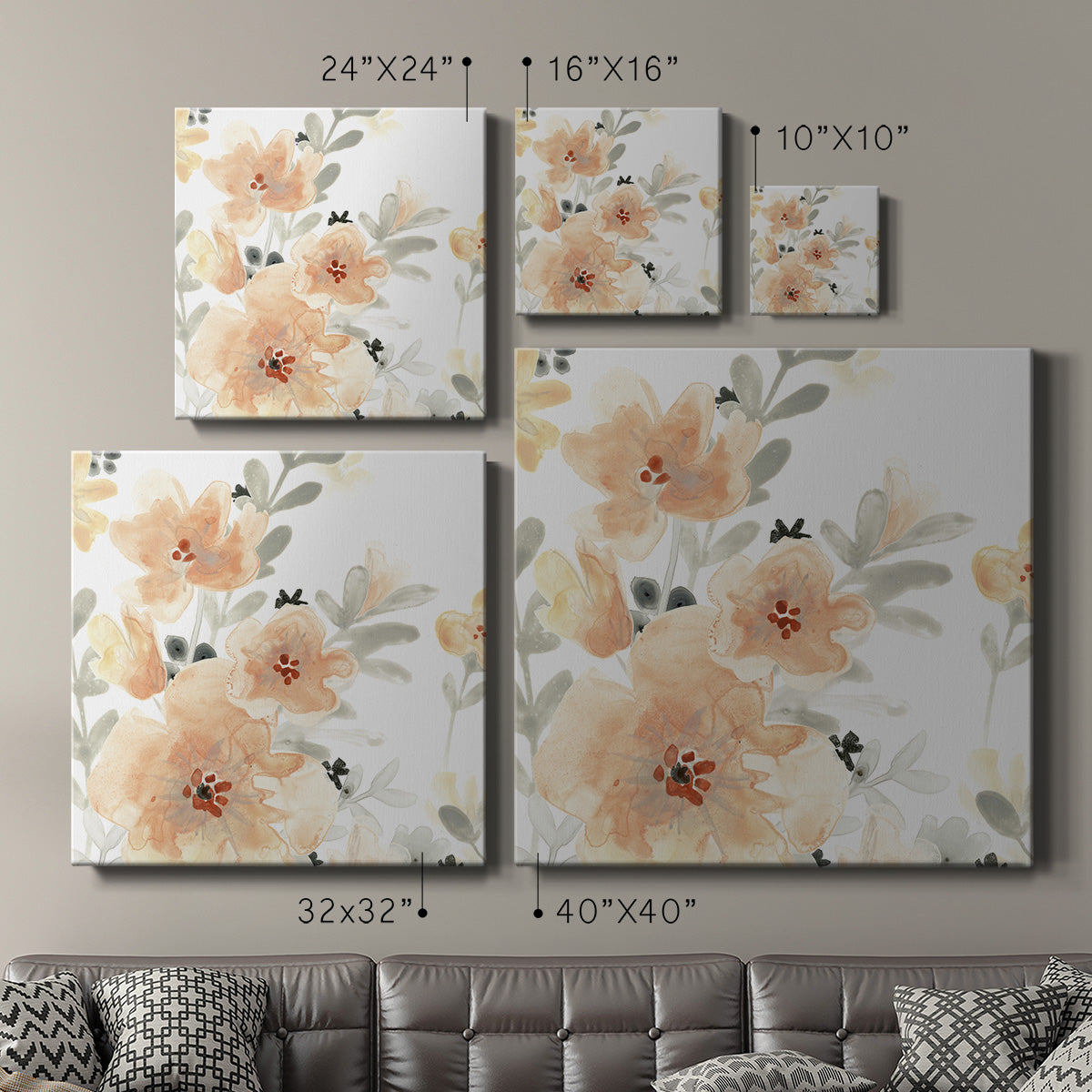 Blush Garden III - Canvas Art Print