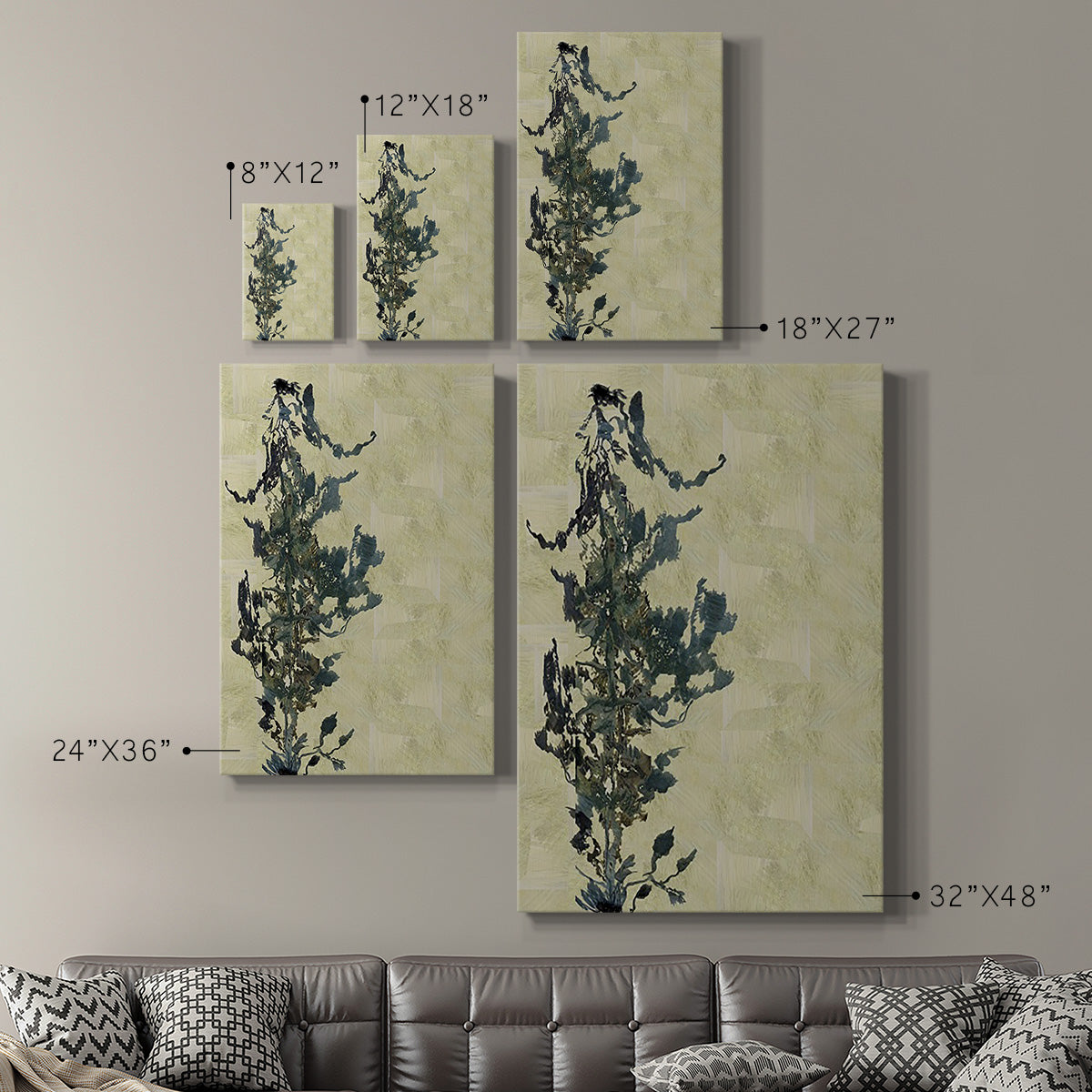 Chinoiserie 2 Tan II - Canvas Art Print