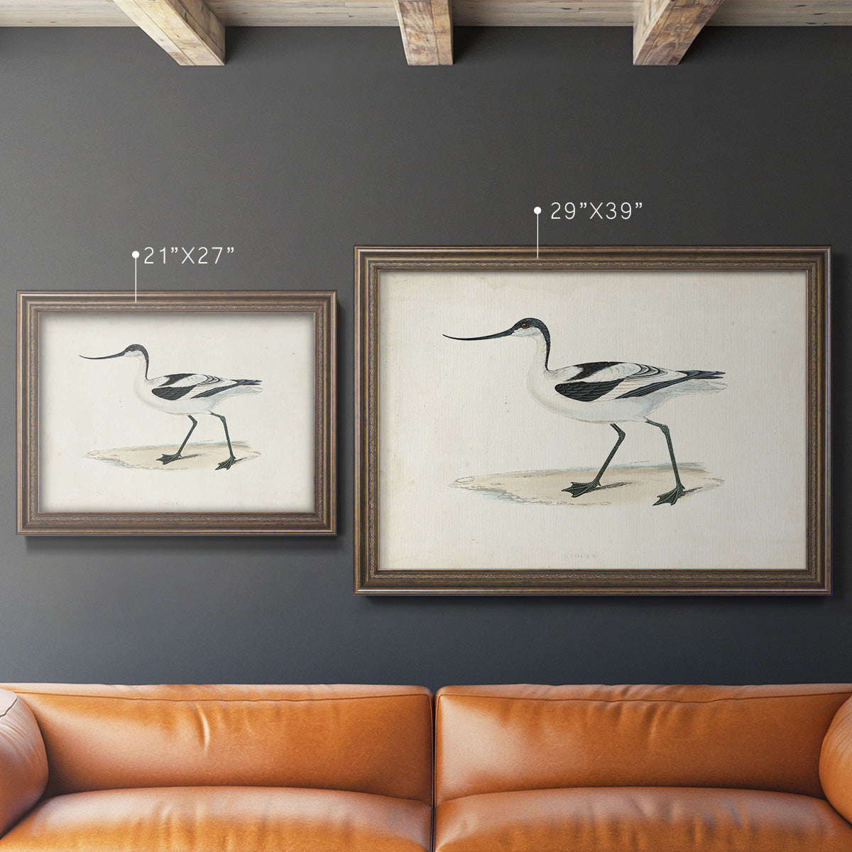 Morris Sandpipers IV Premium Framed Canvas- Ready to Hang