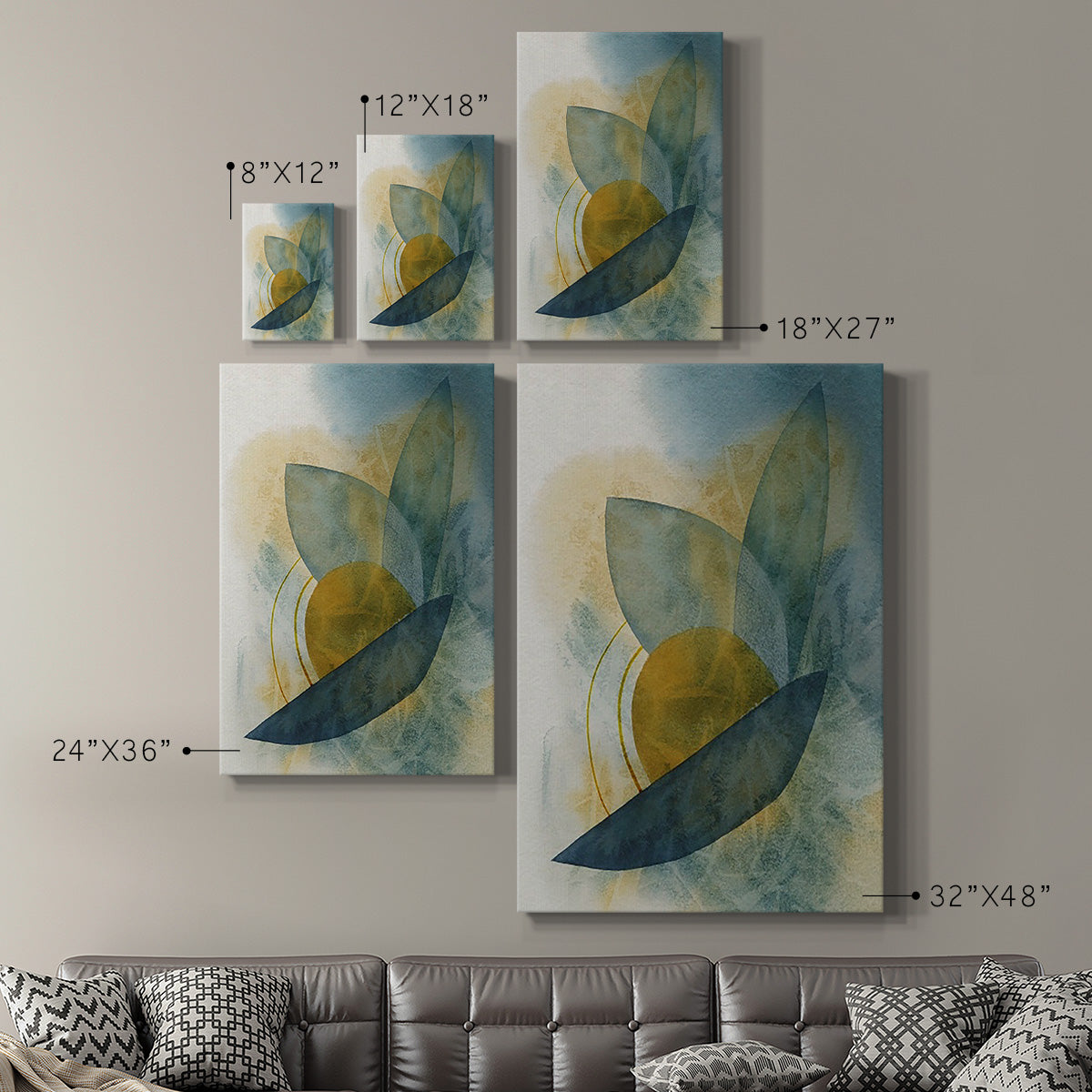 Solar Shapes II - Canvas Art Print