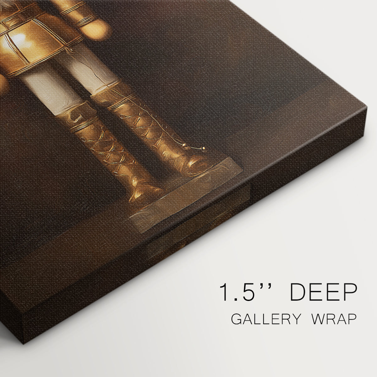 Amber Promise of Nativity - Canvas Art Print