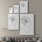 Fashion Floral Sketch I - Canvas Art Print