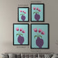 Modern Blooms I - Modern Framed Canvas Print