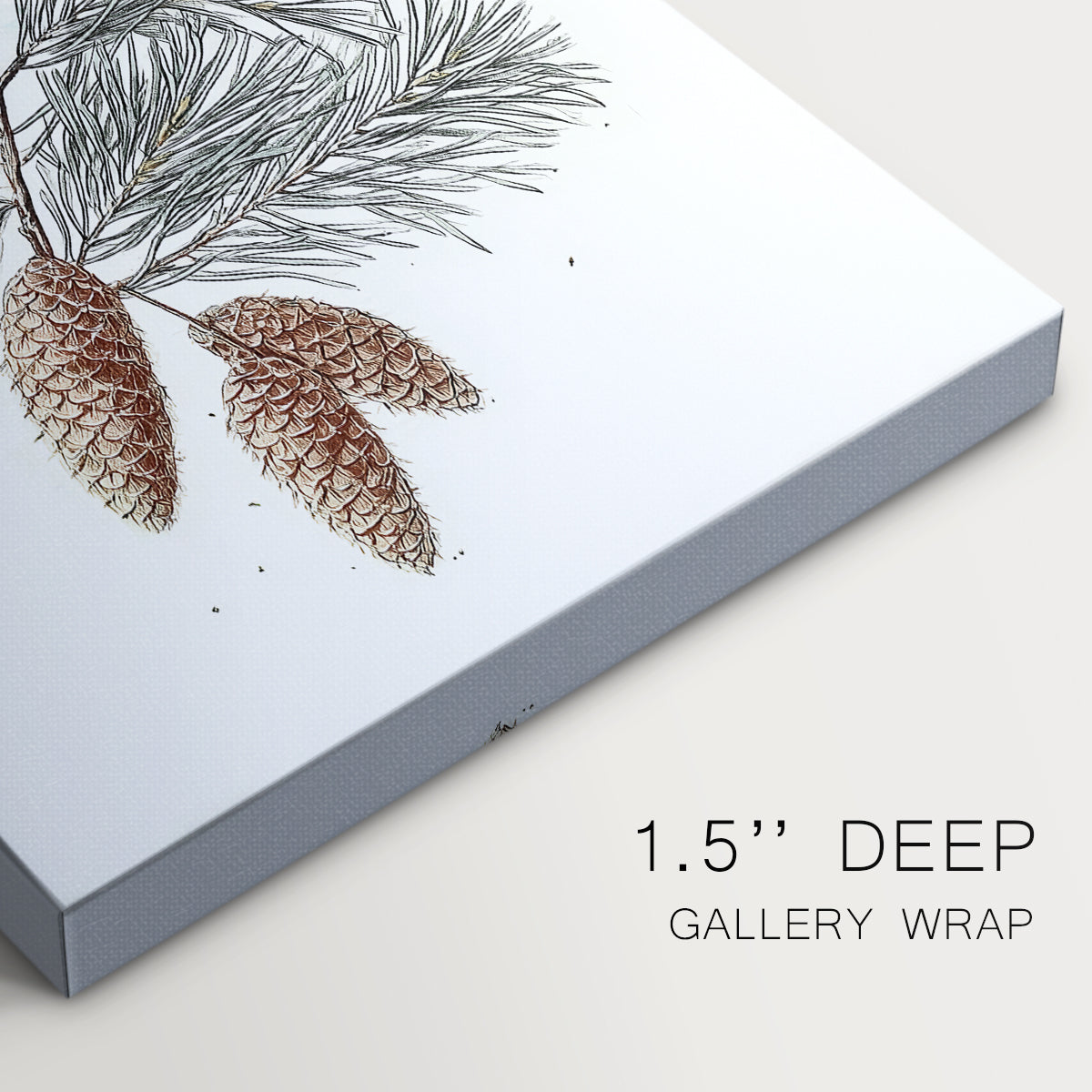 Silver Whisper of Carols - Canvas Art Print