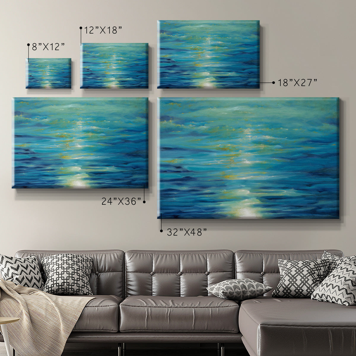 Deep Blue - Canvas Art Print