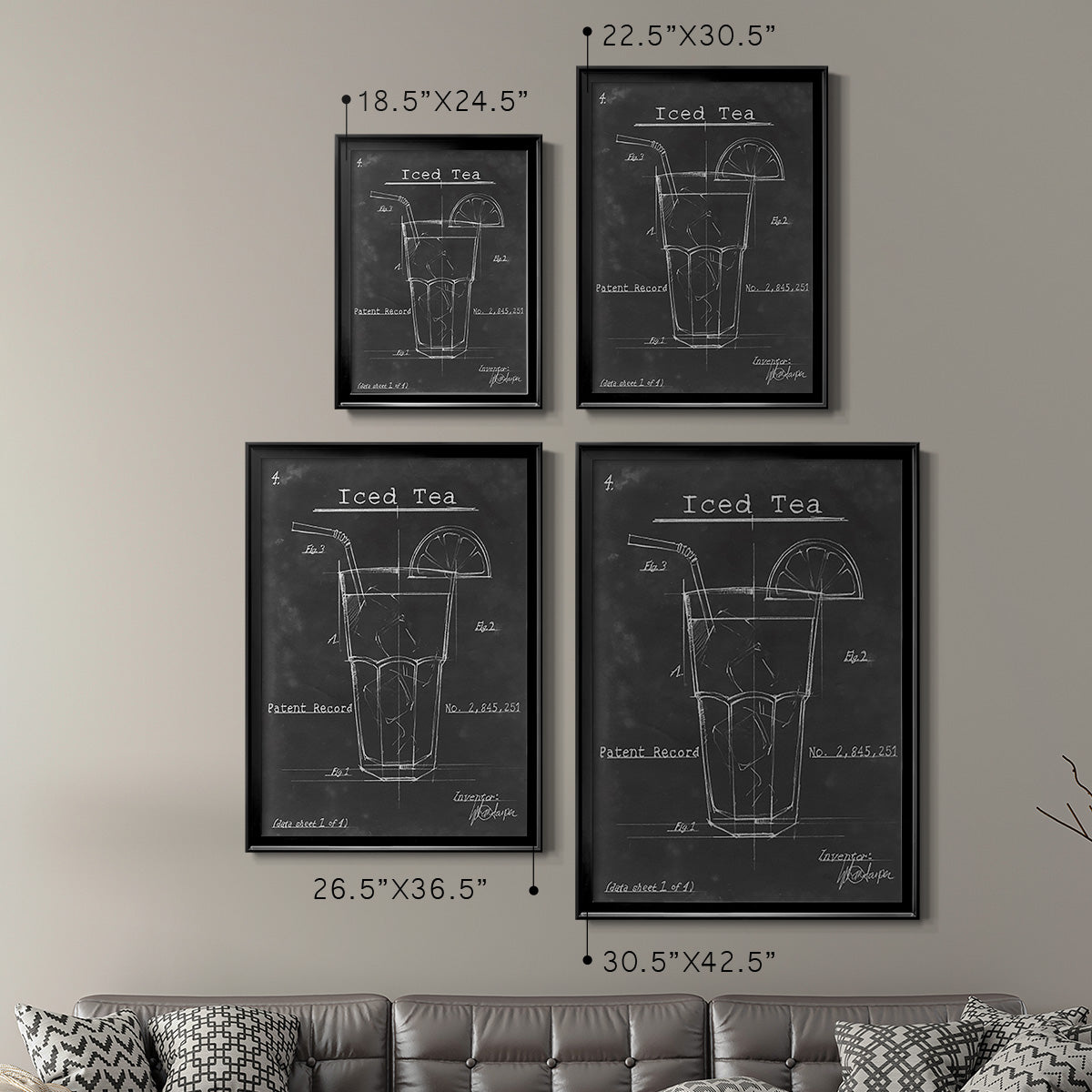 Morning Routine III - Modern Framed Canvas Print
