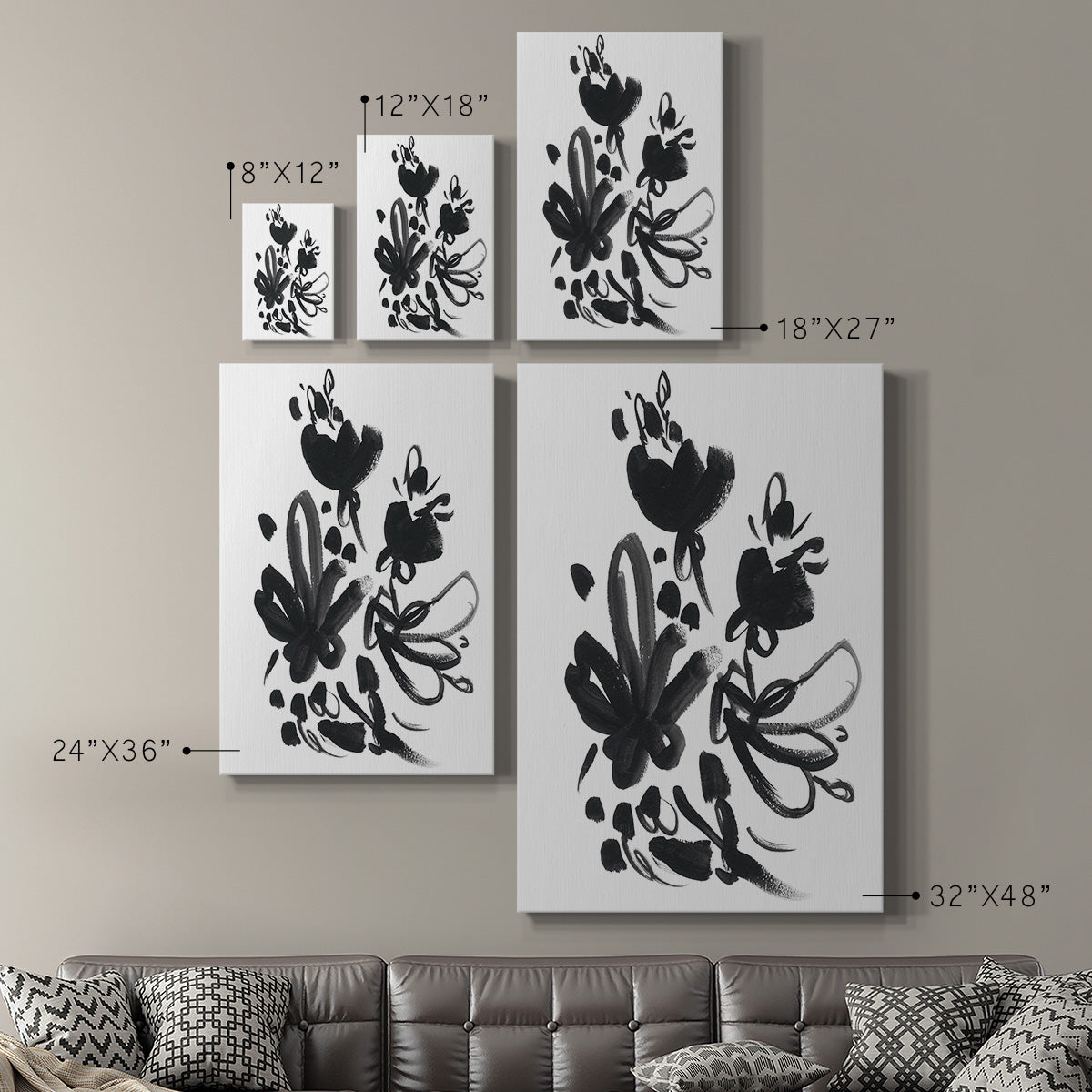 Cameo Bloom II - Canvas Art Print