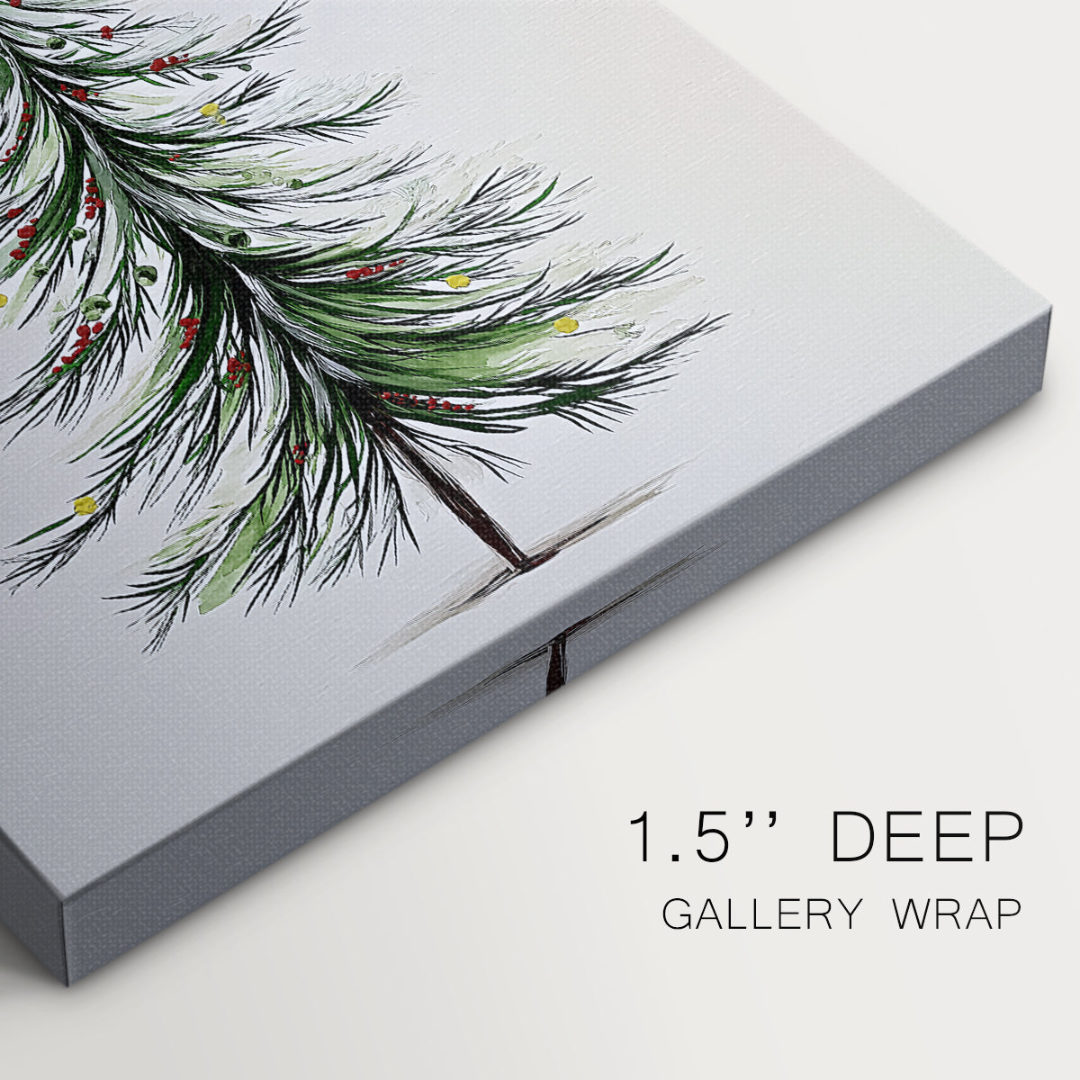 Silver Snow Blessing - Canvas Art Print