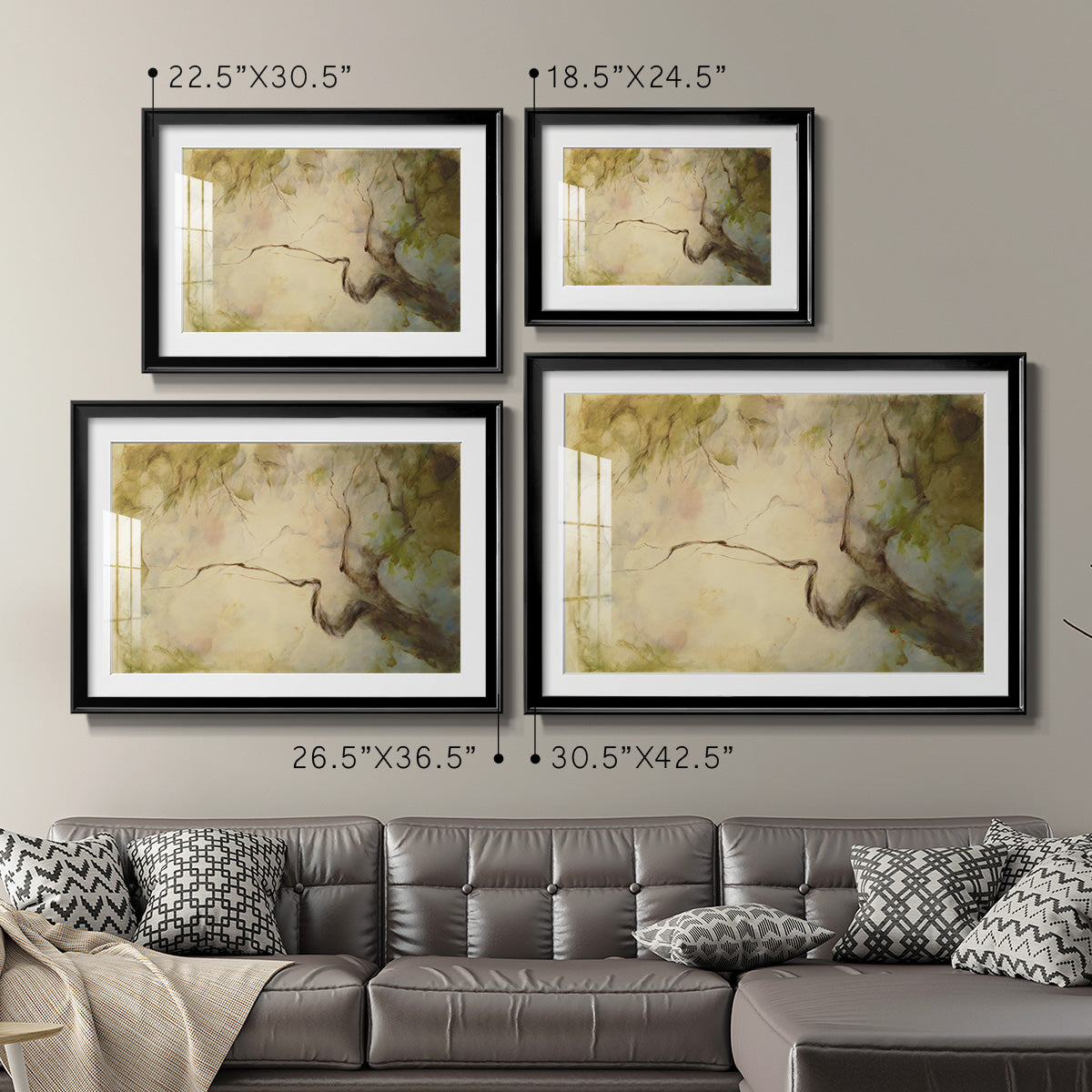 Verdant April Premium Framed Print - Ready to Hang