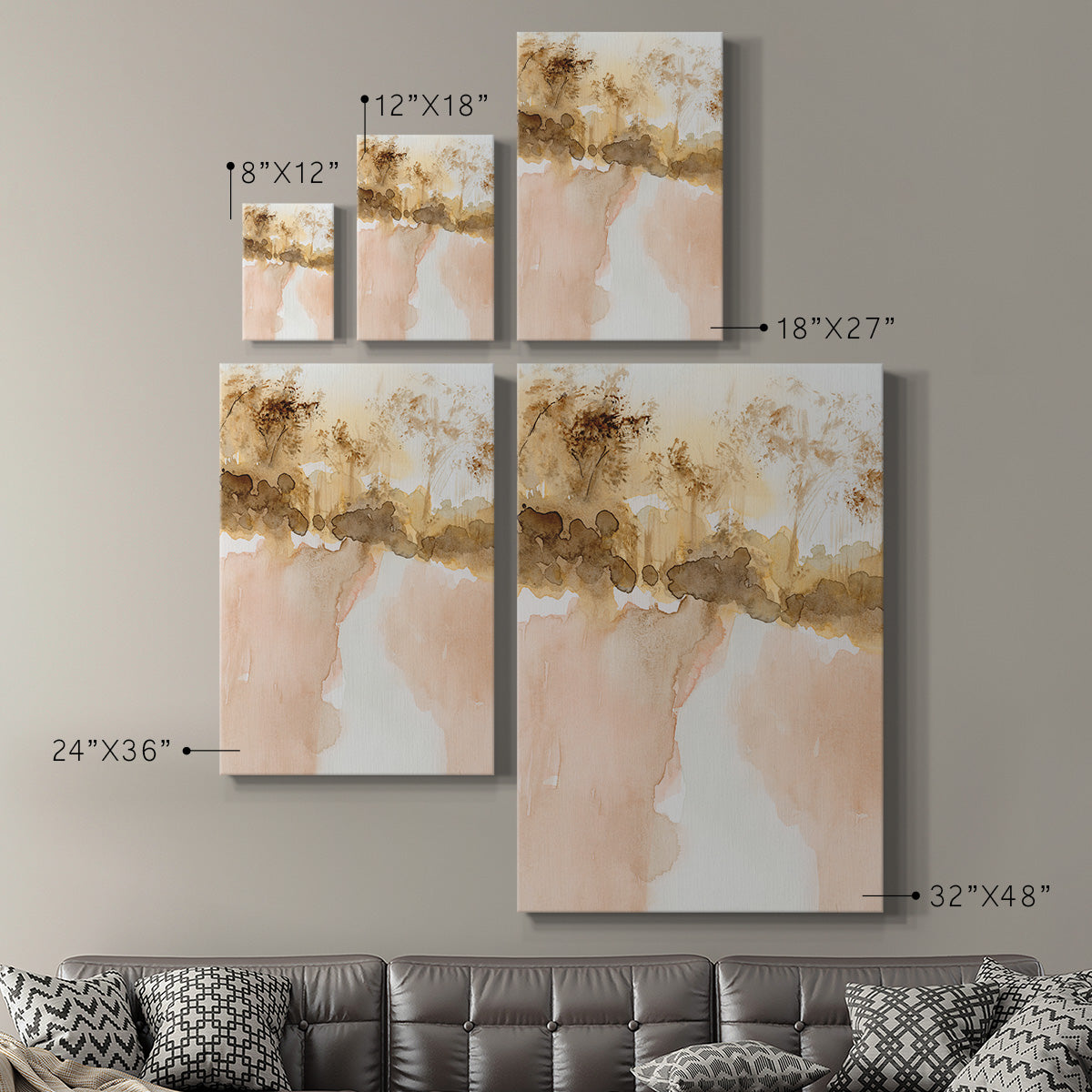 Sun Kissed Earth I Premium Gallery Wrapped Canvas - Ready to Hang