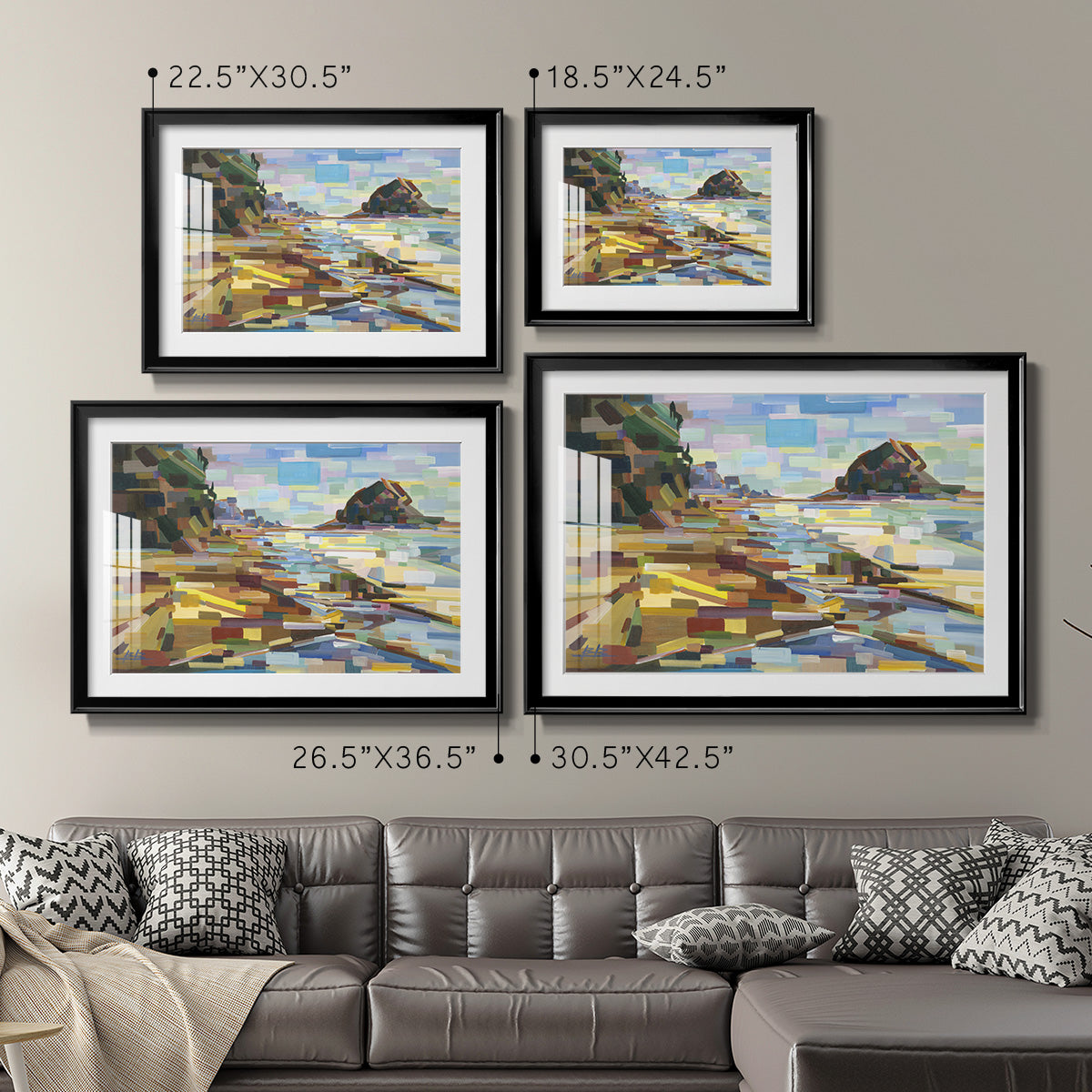 Best Coast - Modern Framed Art Print