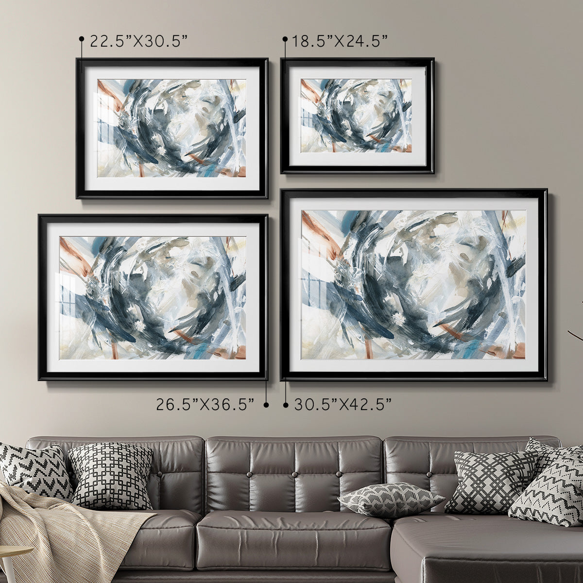 Hypnotic Array Premium Framed Print - Ready to Hang