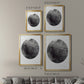 Graphite Moon I - Modern Framed Canvas Print