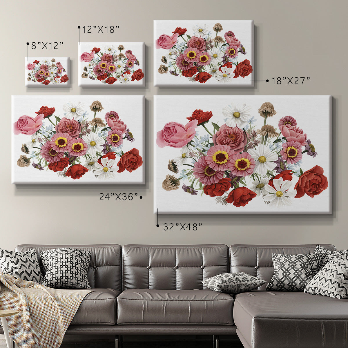 Modern Arrangement III - Canvas Art Print