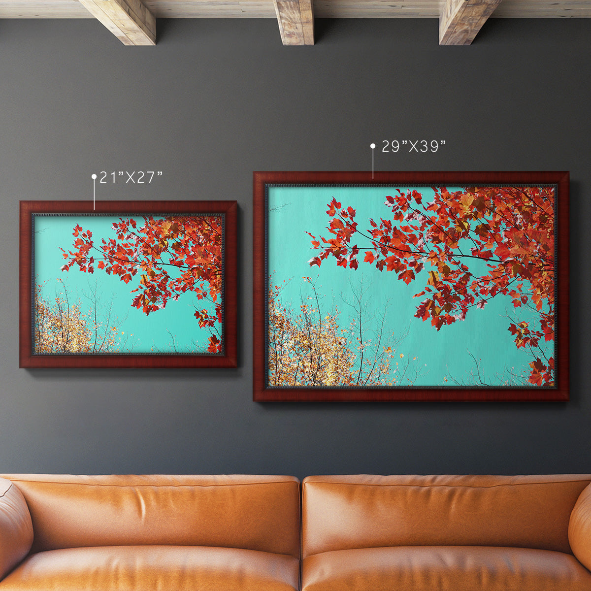 Autumn Tapestry I - Ornate Framed Canvas Print