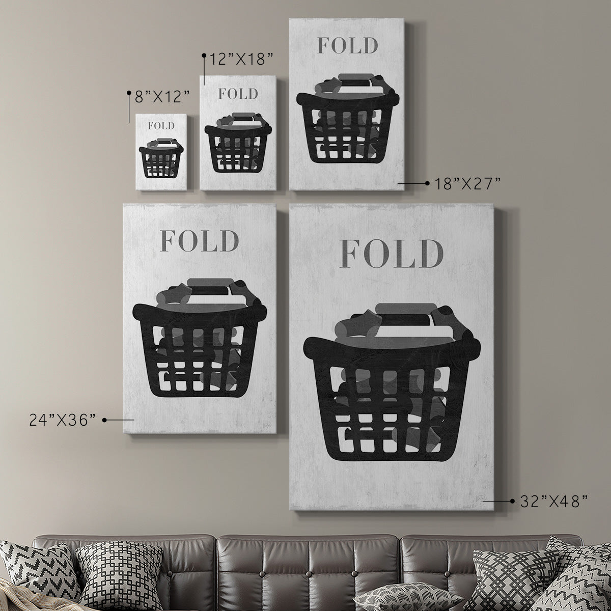 Fold Premium Gallery Wrapped Canvas - Ready to Hang