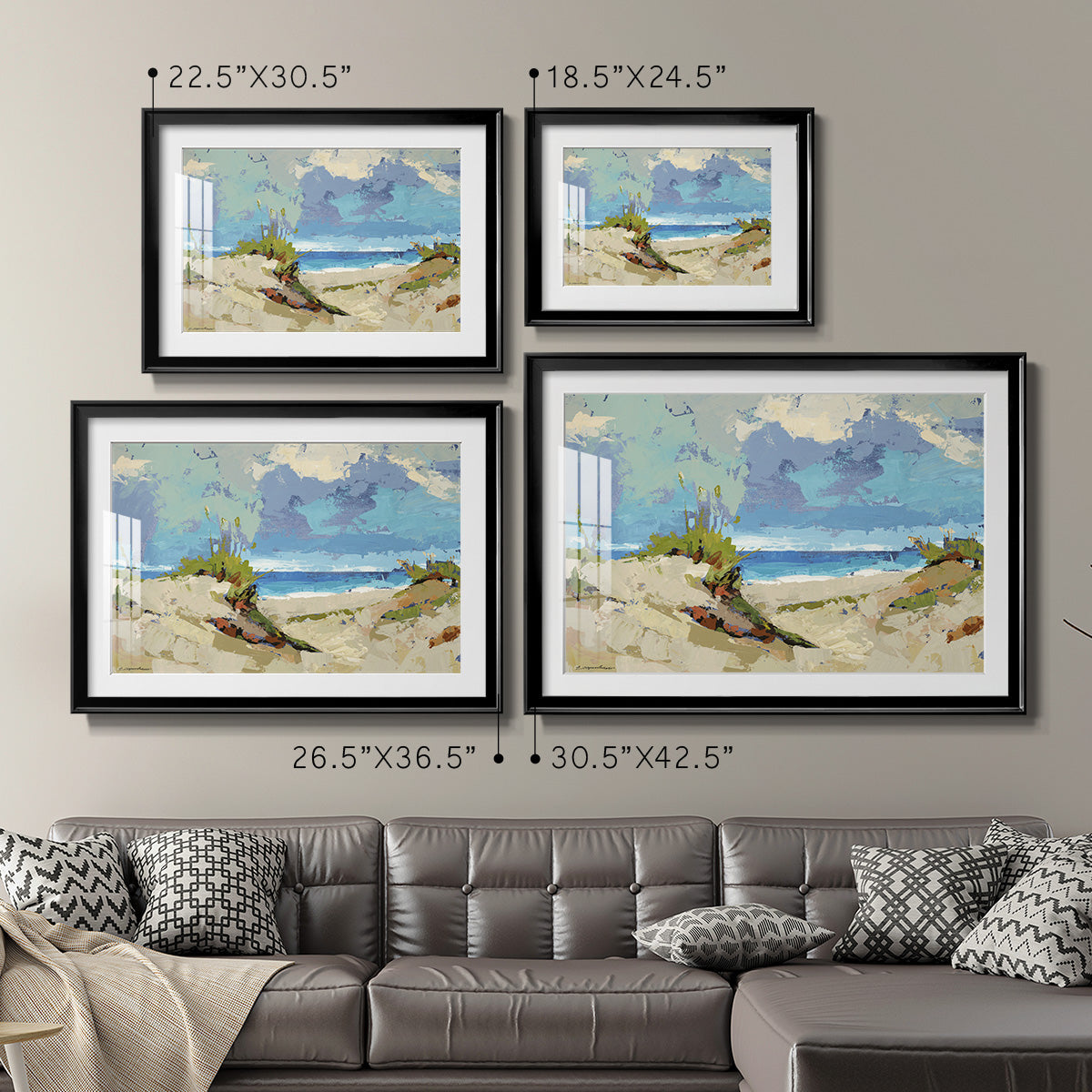 Dunes II Premium Framed Print - Ready to Hang