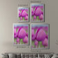 Magenta Stem - Modern Framed Canvas Print