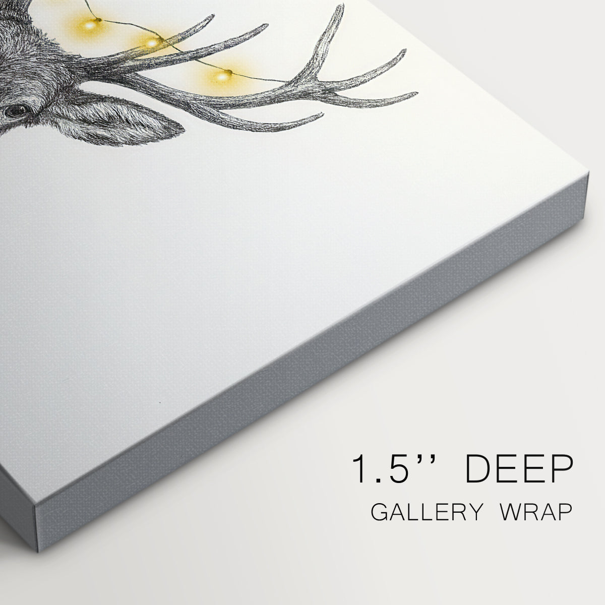 Pearled Wreath Whisper - Canvas Art Print