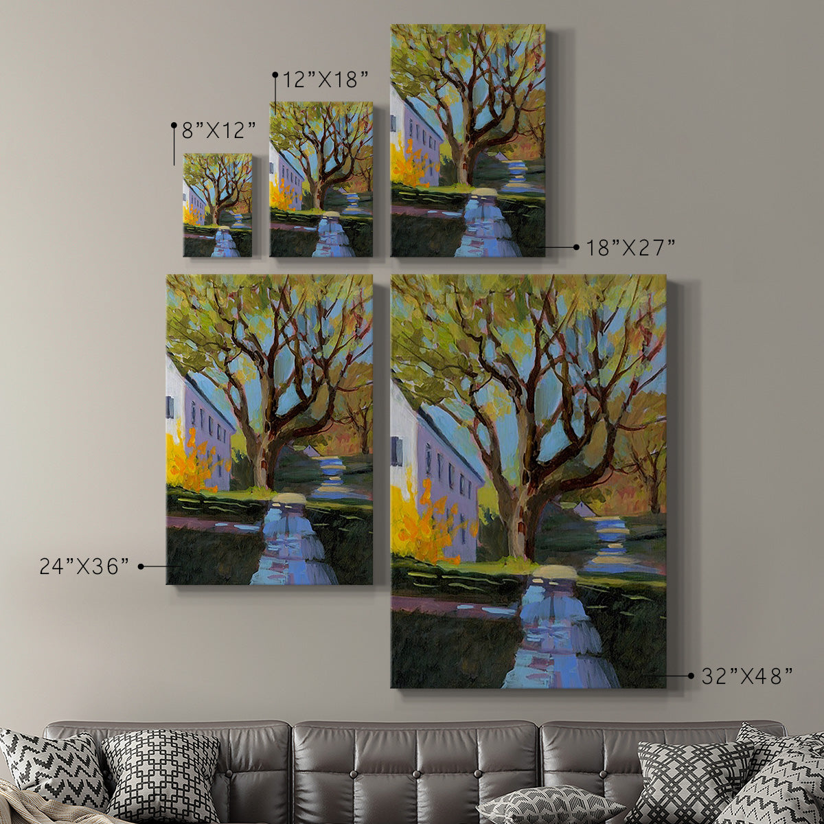 Spring in New England Premium Gallery Wrapped Canvas - Ready to Hang