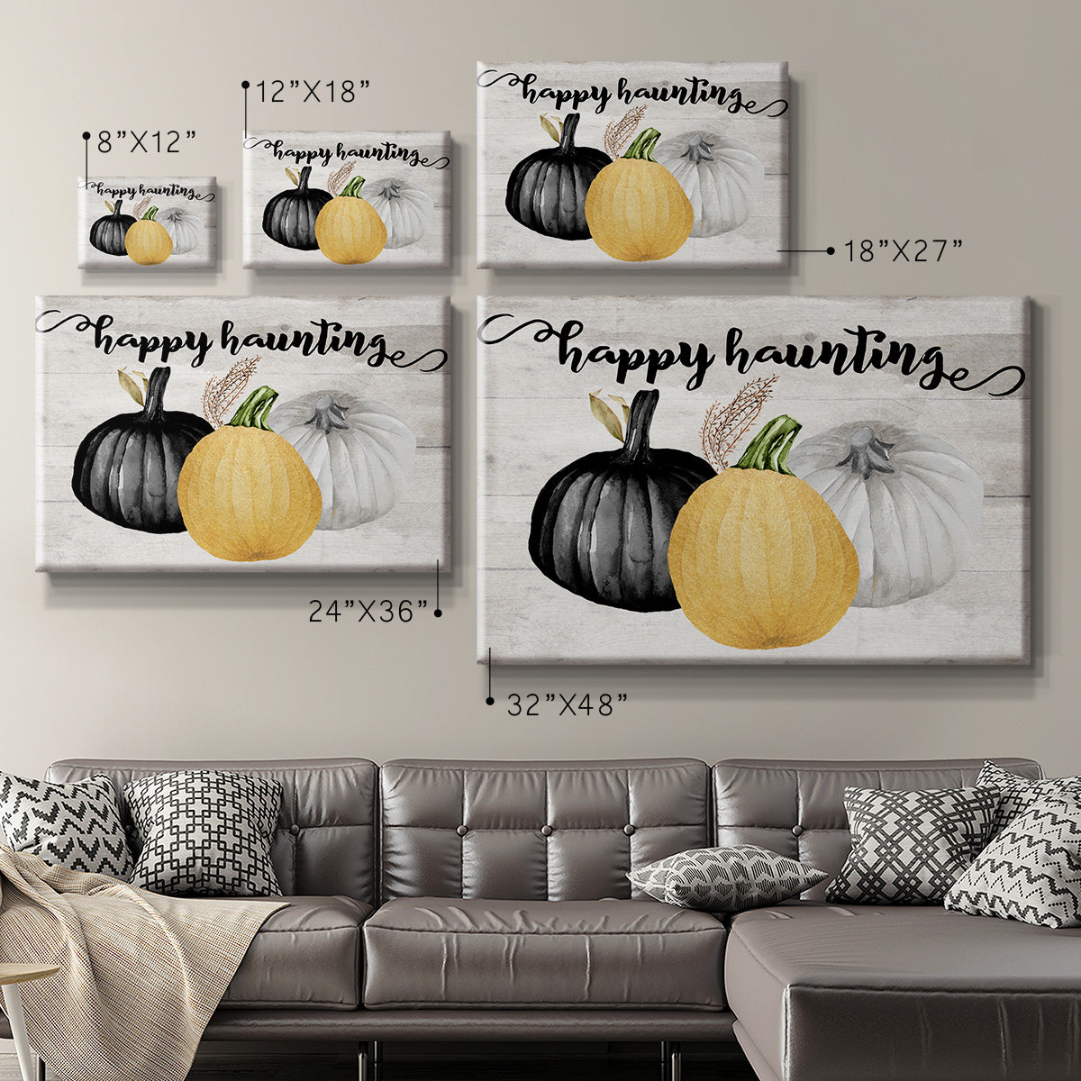 Happy Haunting - Canvas Art Print