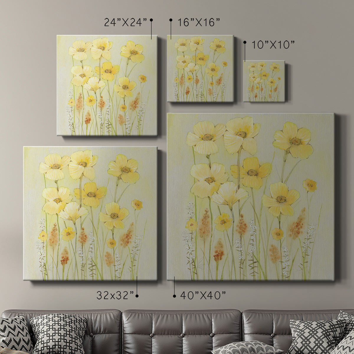 Soft Spring Floral II - Canvas Art Print