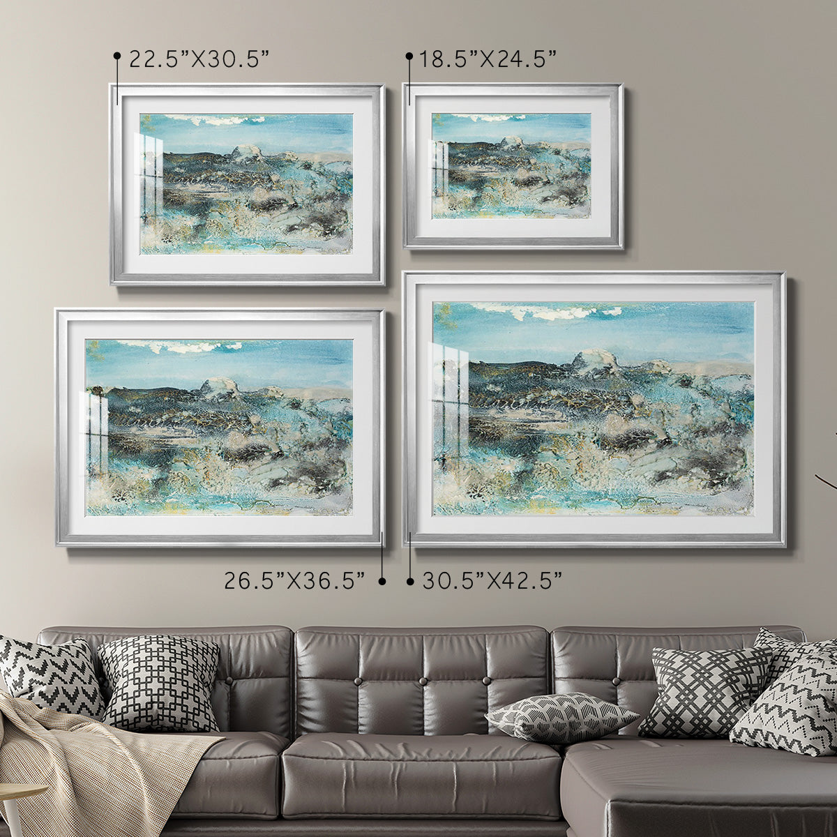 Pattern of Peace I - Modern Framed Art Print