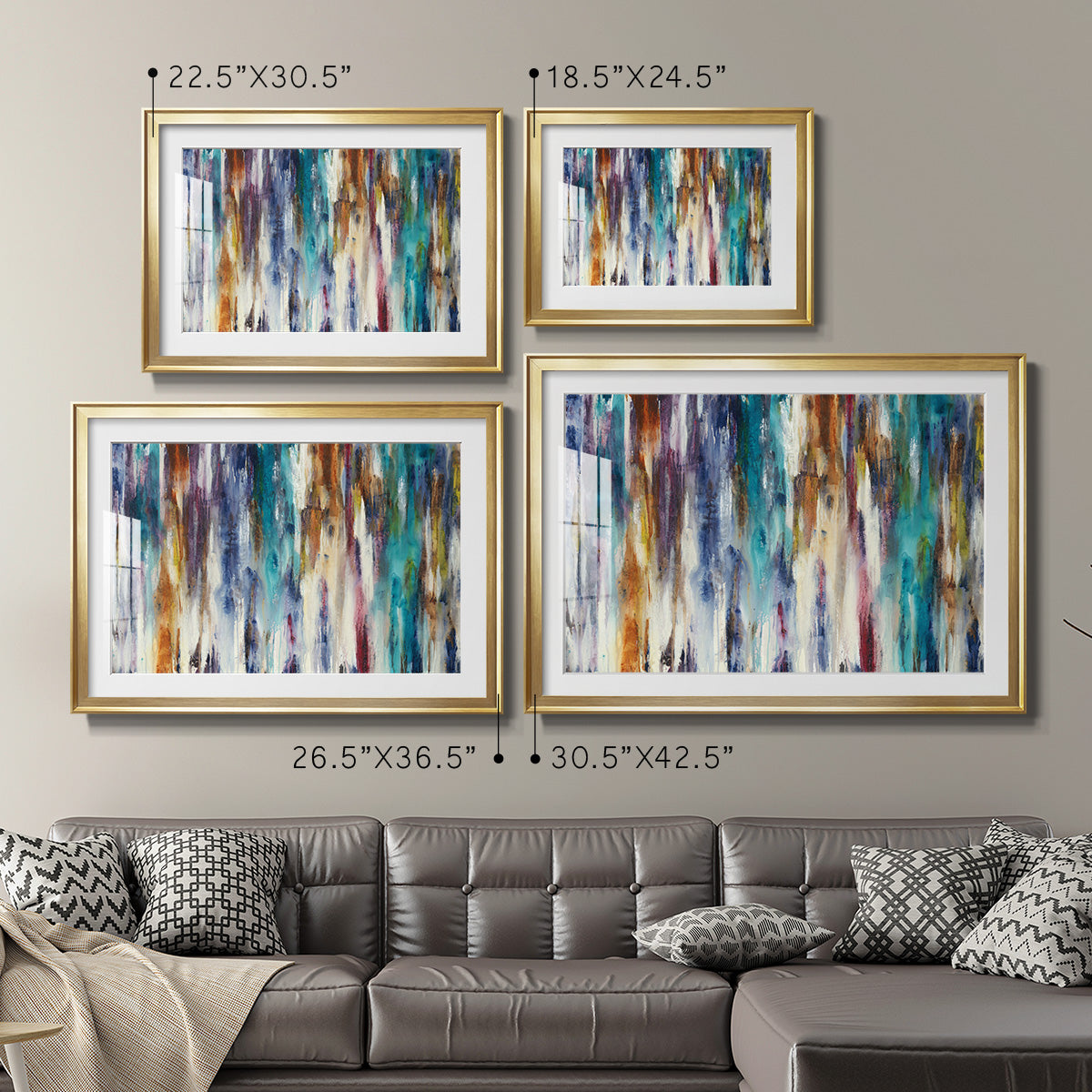 Shape Shifting - Modern Framed Art Print