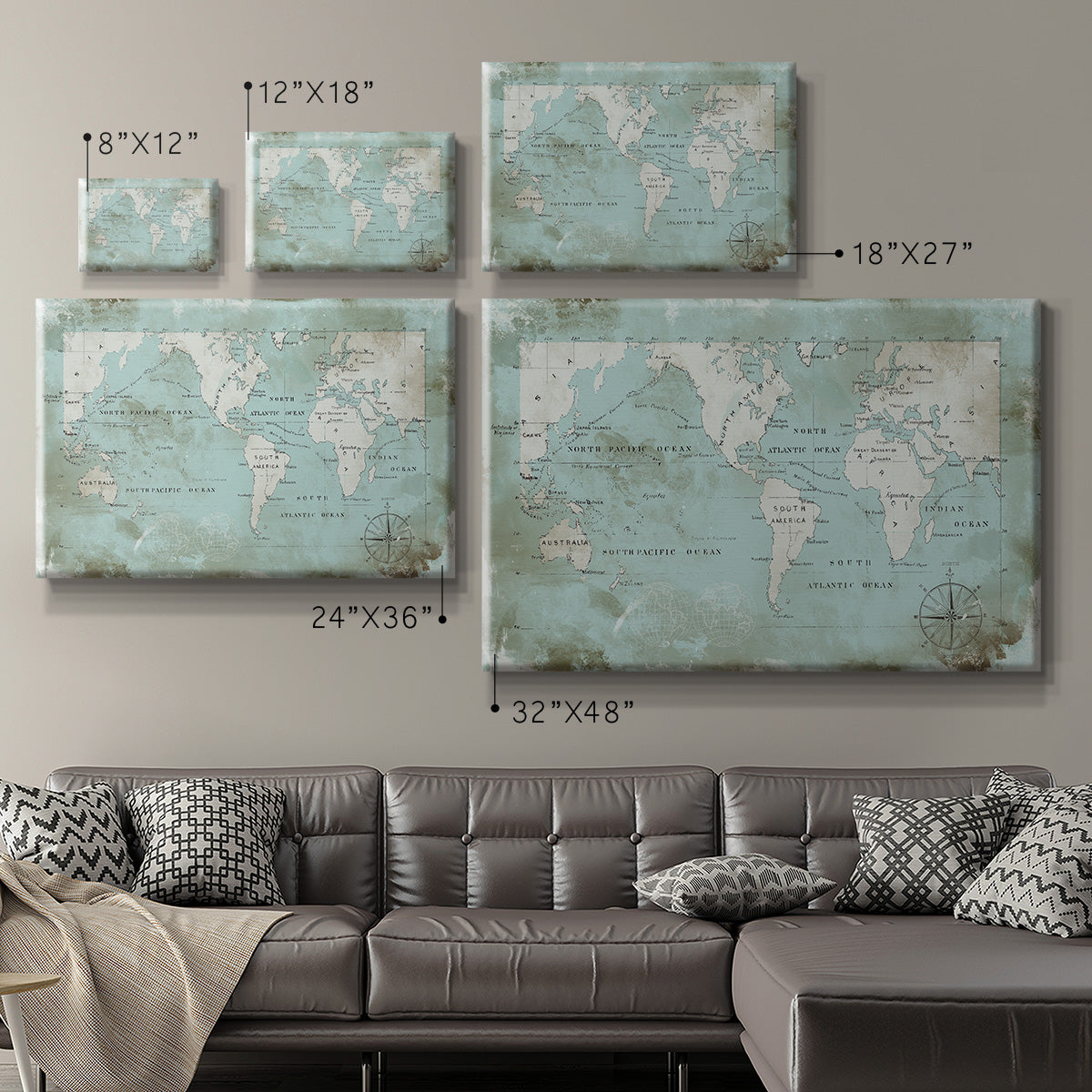 Ocean Blue - Canvas Art Print