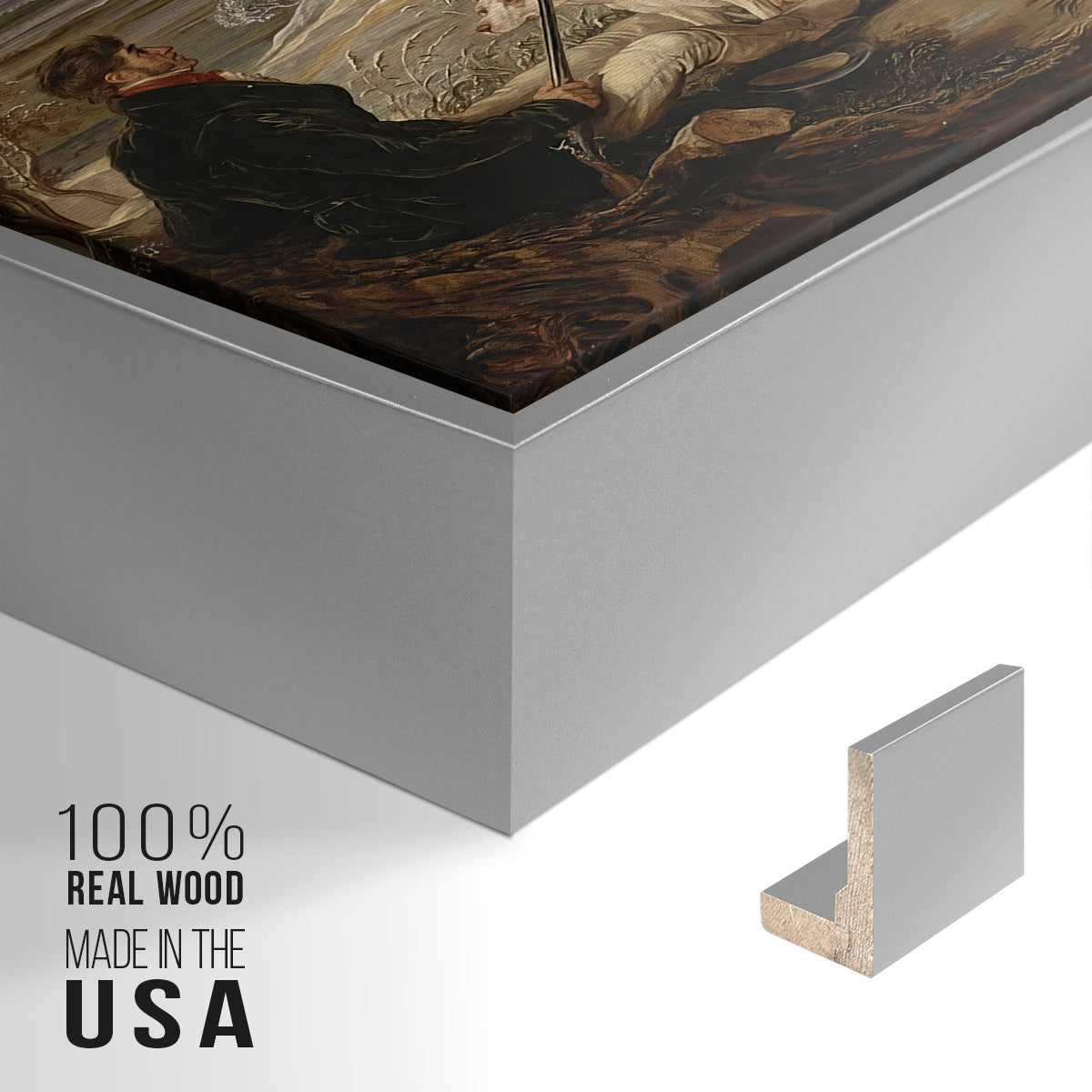 The Day's Sport, 1826 - Floater Framed Canvas Print