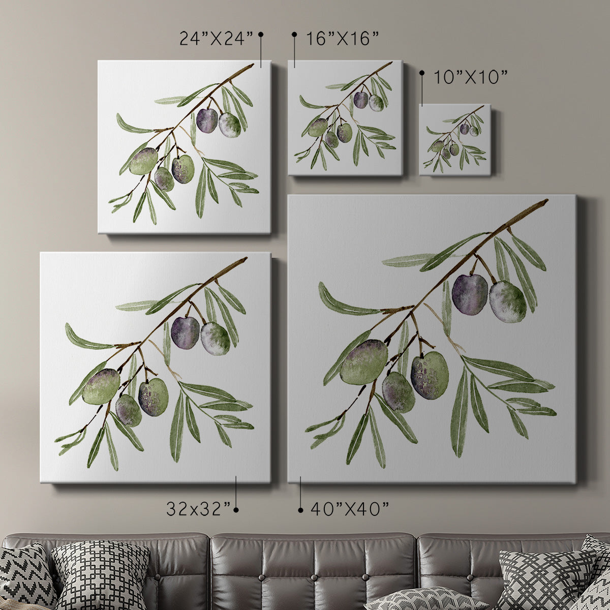 Olive Branch I - Canvas Art Print