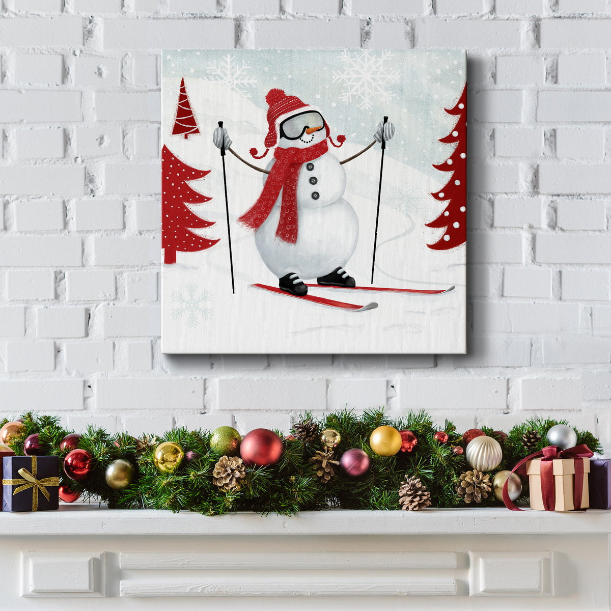 Snow Day I-Premium Gallery Wrapped Canvas - Ready to Hang