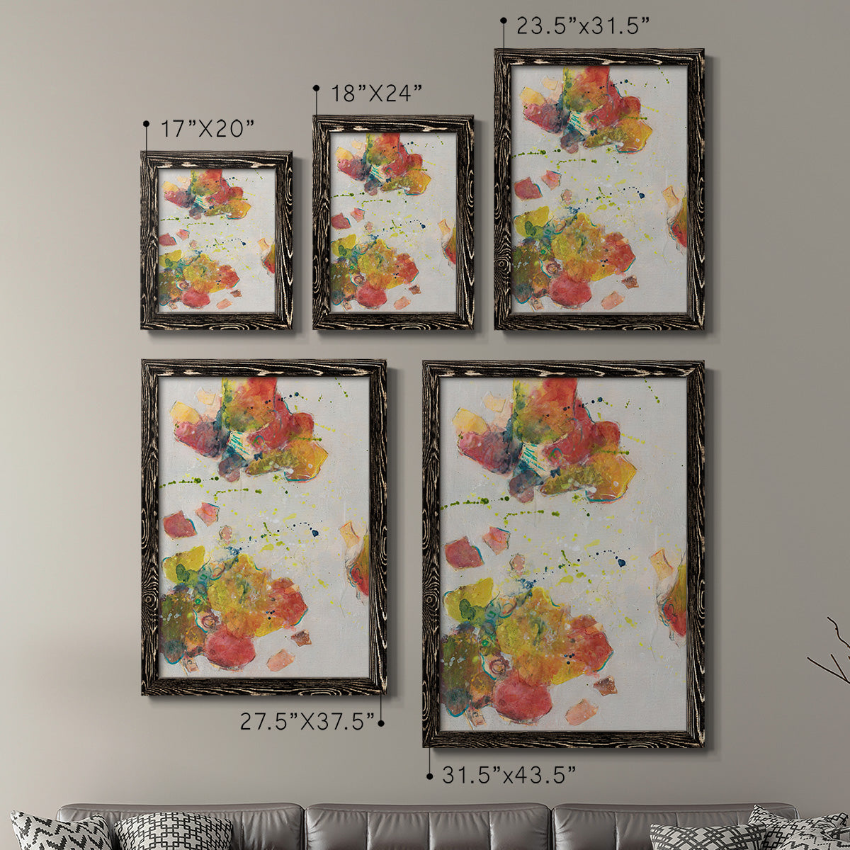 Attracting Love I - Premium Framed Canvas 2 Piece Set - Ready to Hang