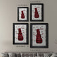 Checkered Snowman I - Modern Framed Canvas Print