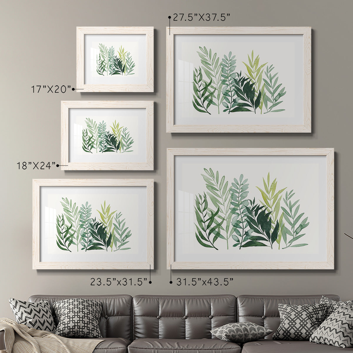 Vert Volunteers II - Barnwood Framed Art Print