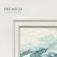 Sea Foam Flow I Premium Framed Print Double Matboard