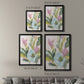 Floral Breeze Fresco  II - Modern Framed Canvas Print