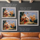 Apollo Pursuing Daphne - Ornate Framed Canvas Print