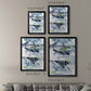 Blue Memories II - Modern Framed Canvas Print
