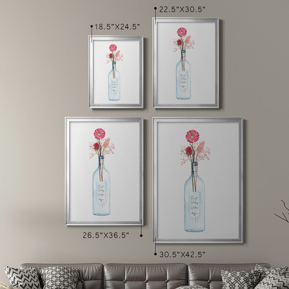 Frost Valley Vodka - Modern Framed Canvas Print
