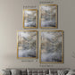 Misty Lake - Modern Framed Canvas Print