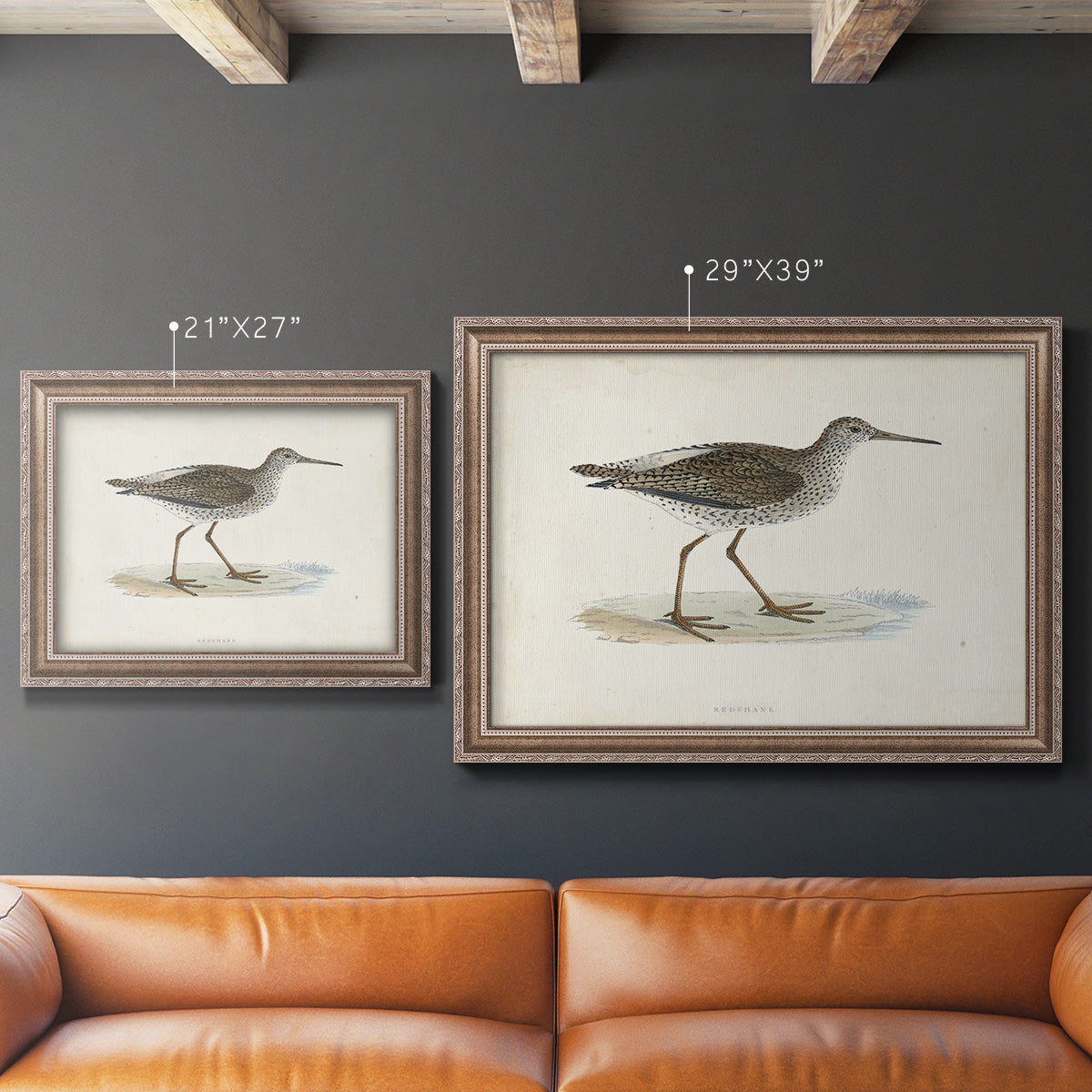 Morris Sandpipers V Premium Framed Canvas- Ready to Hang