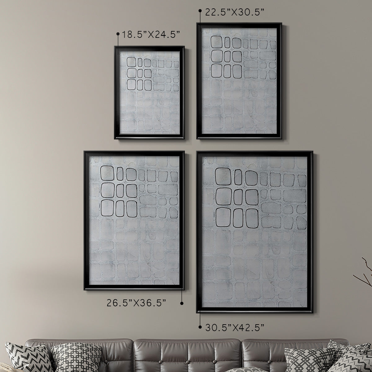 Lumen Colour I - Modern Framed Canvas Print