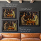 The Card Players - Ornate Framed Canvas Print