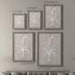 Size comparison chart for a set of two gray barnwood framed canvas prints.