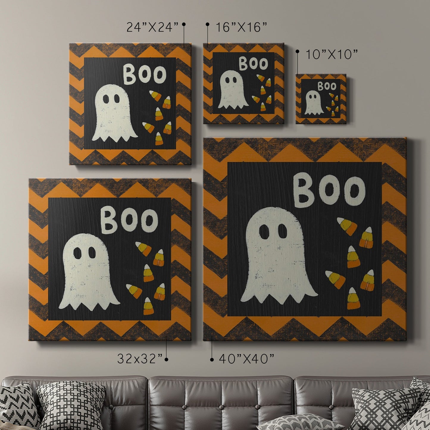 Classic Halloween Collection C-Premium Gallery Wrapped Canvas - Ready to Hang