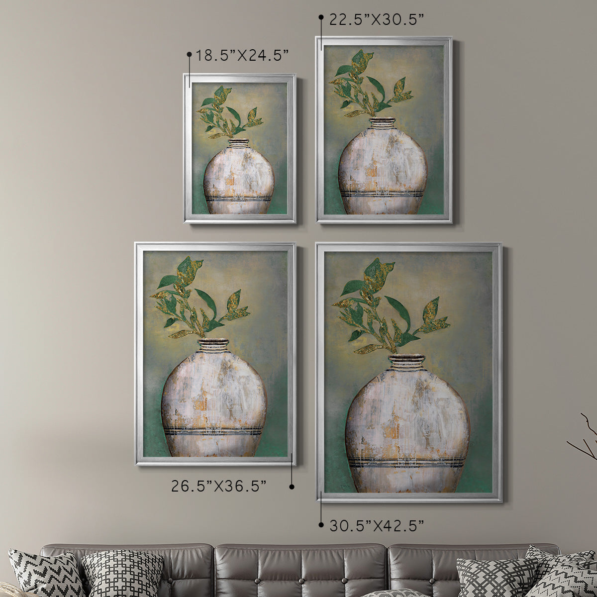 Global Vessel II - Modern Framed Canvas Print