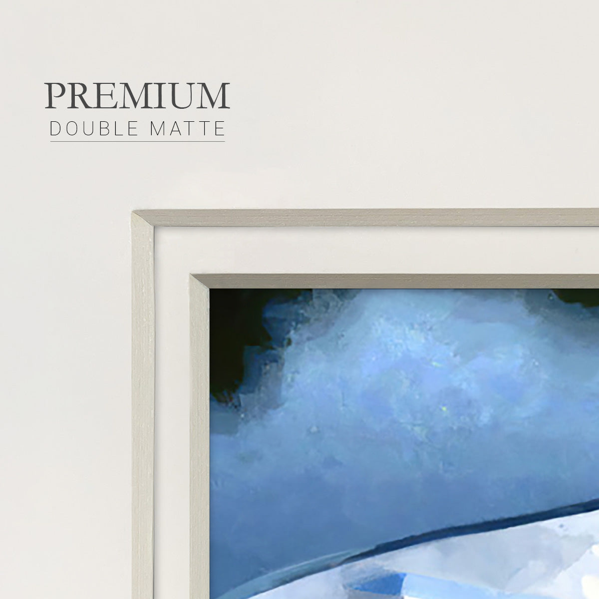 Colorful Rowboat III - Double Matboard Framed Print