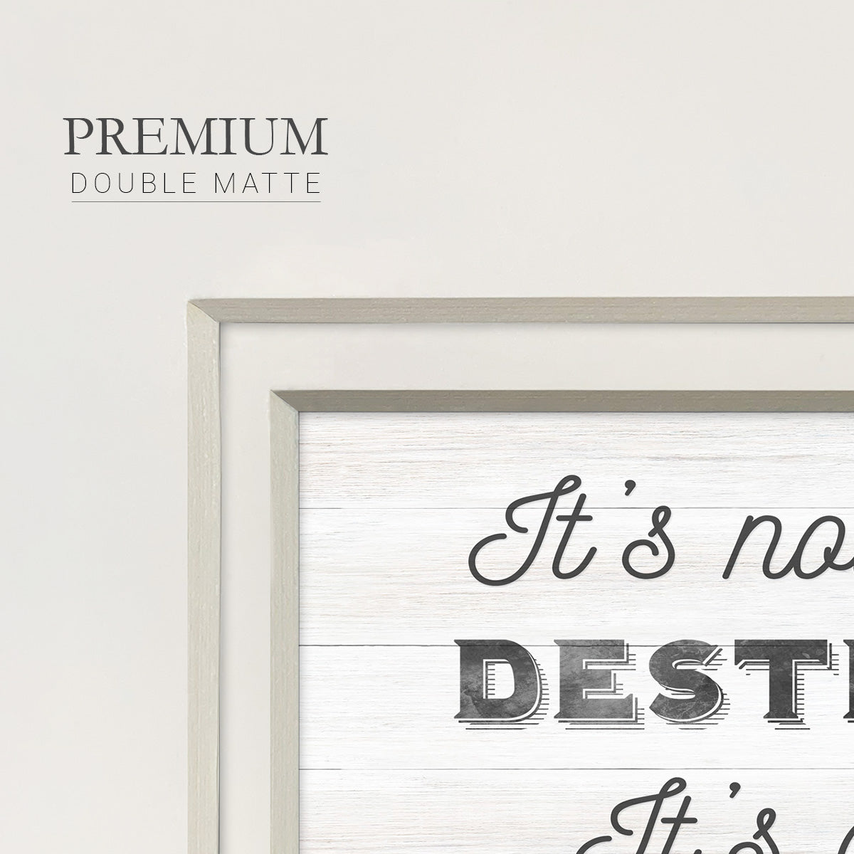 Destination Premium Framed Print Double Matboard